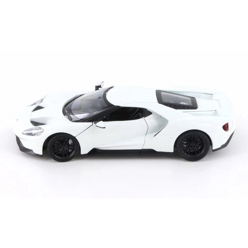 2017 Ford GT, White - Welly 24082/4D - 1/24 Scale Diecast Model Toy Car